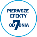 Pierwsze efekty już po 7 dniach